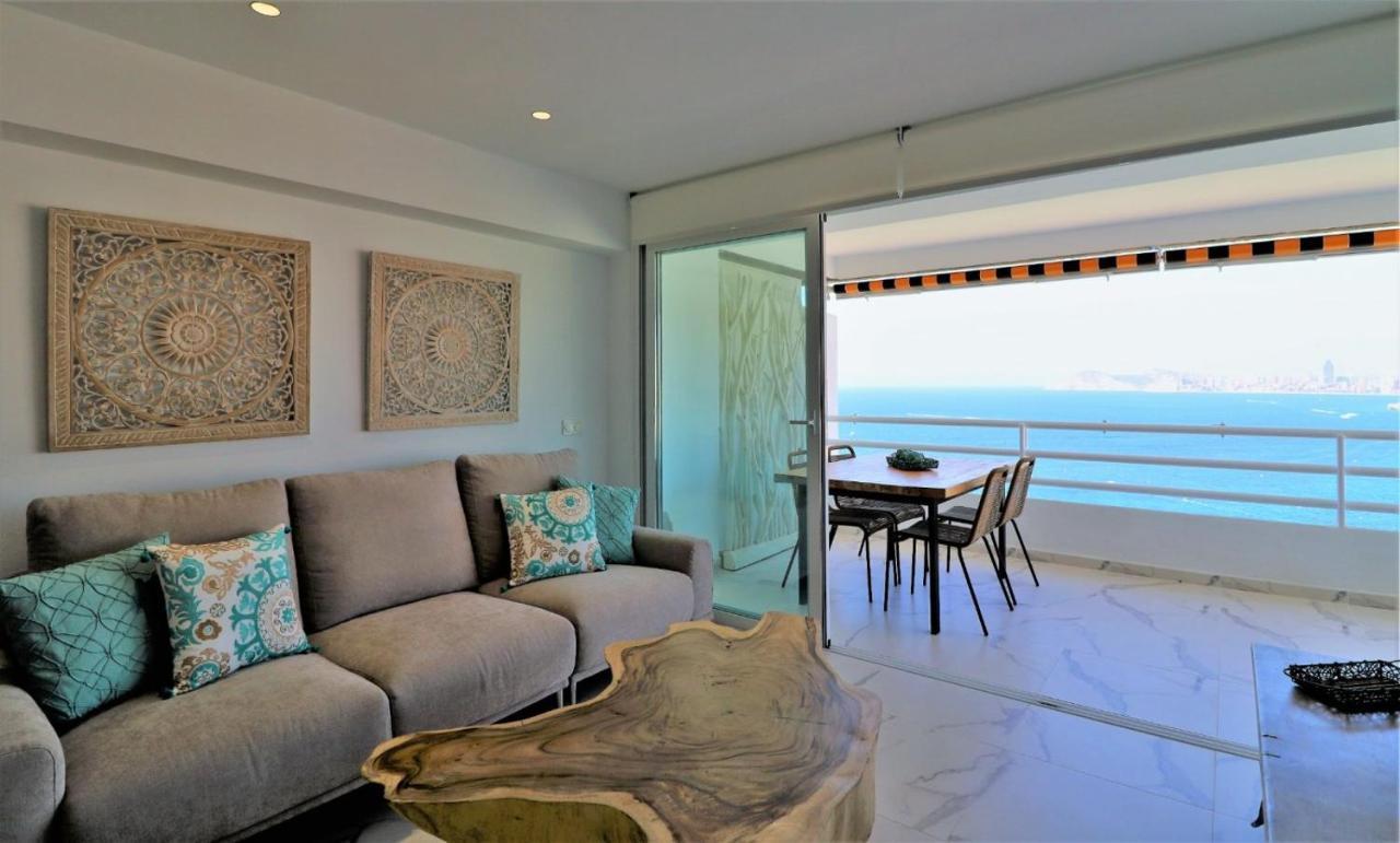 Luxurious 2-Bedroom Apt With Stunning Views, 1St Line On Levante Beach, Бенидорм Екстериор снимка